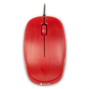 NGS Redflame Optical Mouse 1000 DPI Red