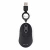 NGS Retractable Mouse SINBLACK 1000dpi Black