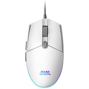 Mars Gaming Mouse MMG 3200dpi RGB FLOW White