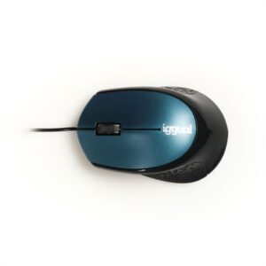 iggual Optical Mouse COM-ERGONOMIC-R-800DPI blue
