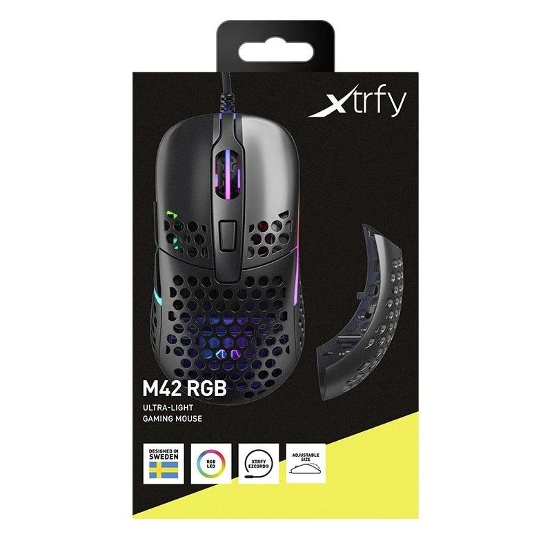 Cherry Xtrfy RGB Mouse 400-16,000 dpi USB Black Cherry Xtrfy RGB Mouse 400-16,000 dpi USB Black