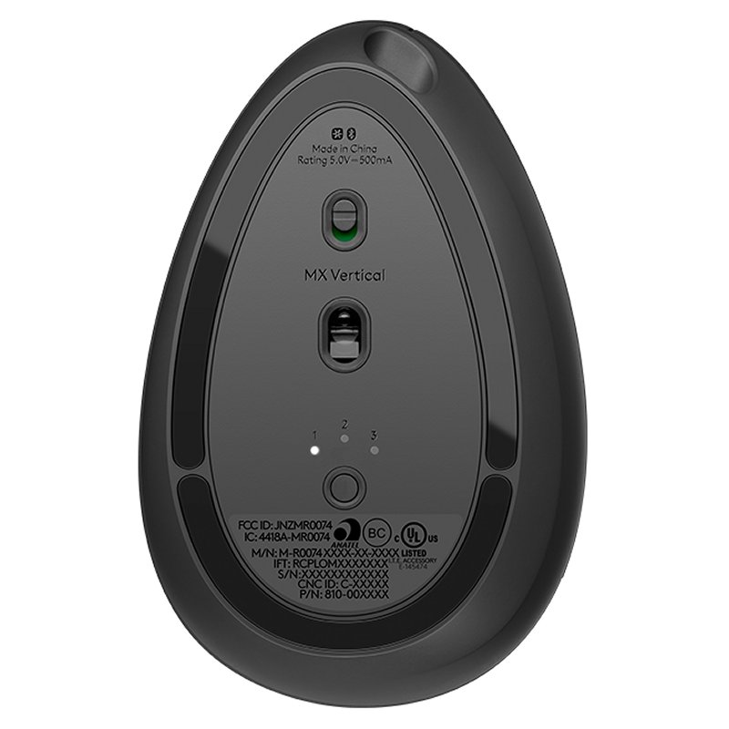 Logitech MX Vertical Ergonomic Mouse Black Logitech MX Vertical Ergonomic Mouse Black