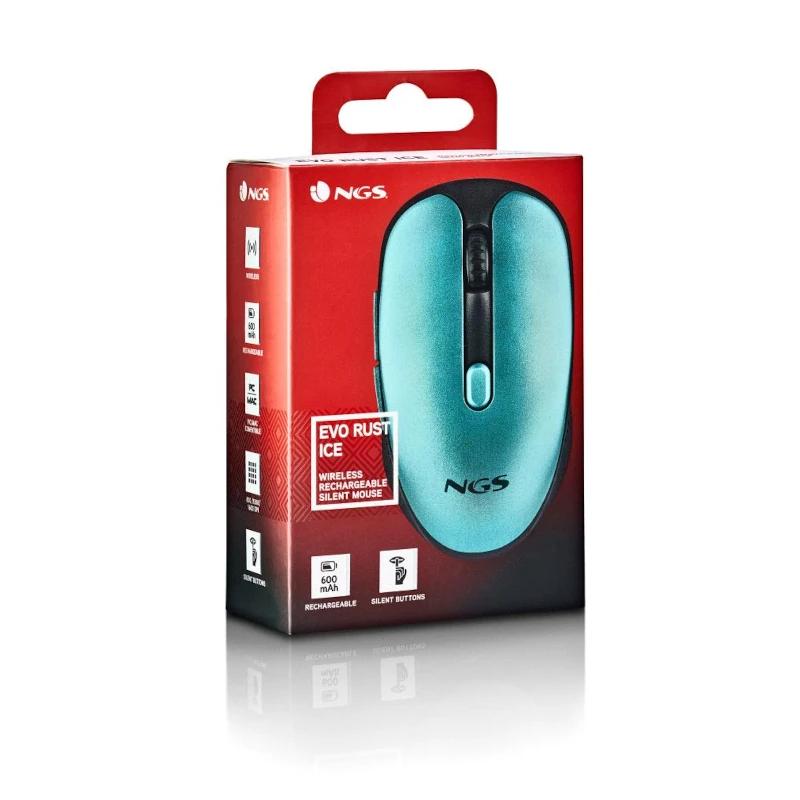NGS Silent Rechargeable Wireless Mouse Ice NGS Silent Rechargeable Wireless Mouse Ice