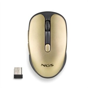 NGS Silent Rechargeable Wireless Mouse Gold