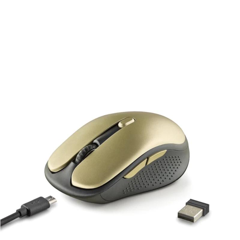 NGS Silent Rechargeable Wireless Mouse Gold NGS Silent Rechargeable Wireless Mouse Gold