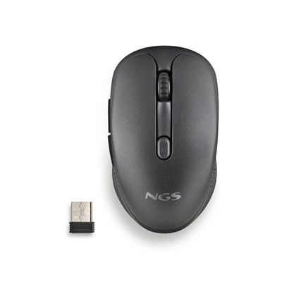 NGS Wireless Rechargeable Silent Mouse Black