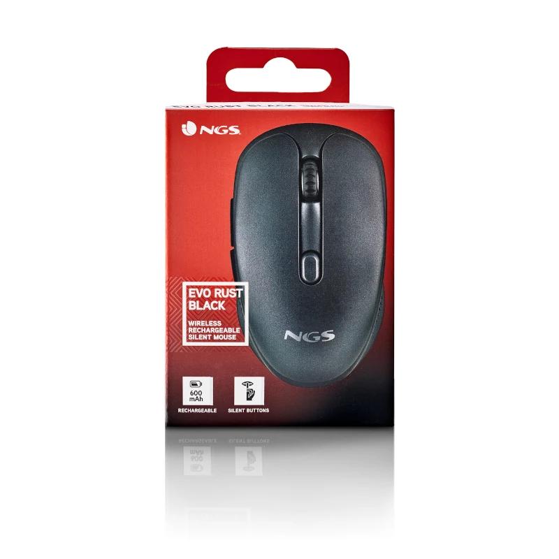 NGS Wireless Rechargeable Silent Mouse Black NGS Wireless Rechargeable Silent Mouse Black