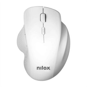 Nilox Wireless Mouse 3200 DPI, 2.4G, White