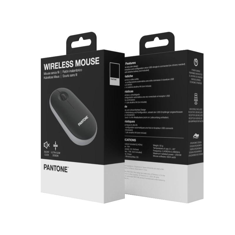 Celly Wireless Black Pantone Mouse Silent Click Celly Wireless Black Pantone Mouse Silent Click
