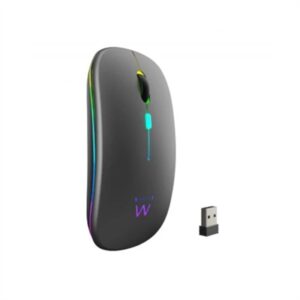 EWENT Wireless Rechargeable Mouse Dual BT/WIFI, RGB