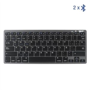 iggual Slim Bluetooth Keyboard TKL-BT black 2 channel