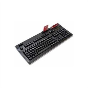 Cherry Mechanical Keyboard with Wrist Rest and Card Reader