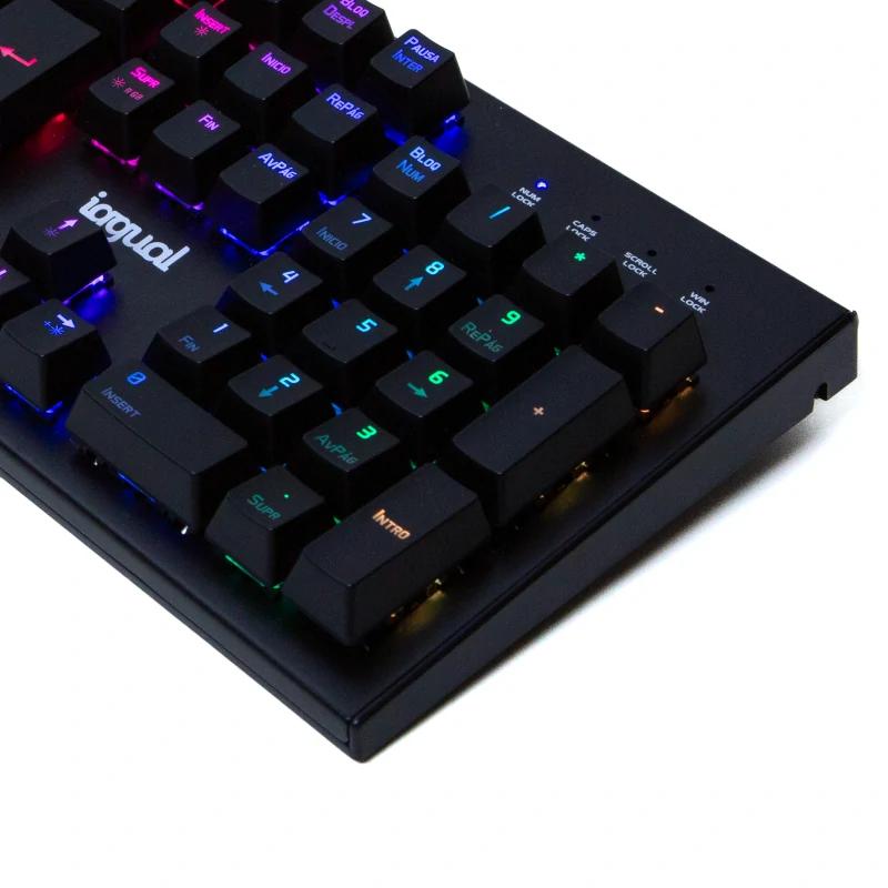 iggual Gaming Mechanical Keyboard OBSIDIAN RGB Black iggual Gaming Mechanical Keyboard OBSIDIAN RGB Black