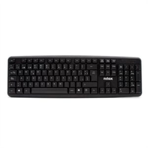 Nilox Compact Keyboard NXKBE000002 Black USB