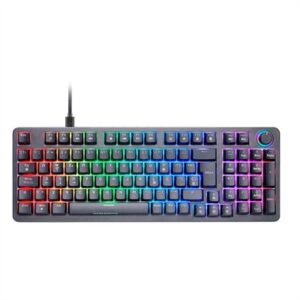 Teclado Mars Gaming MKPROBES Blue Switch RGB Preto