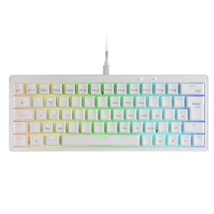 Mars Gaming MKMINIPRO Mechanical RGB Keyboard White