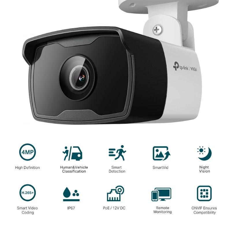 VIGI IP Bullet Camera C340I 4MP Plastic IR 4mm VIGI IP Bullet Camera C340I 4MP Plastic IR 4mm