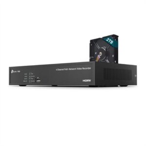 VIGI Gravador IP NVR1004H-4P-2TB Rack 01 HDD 04 C