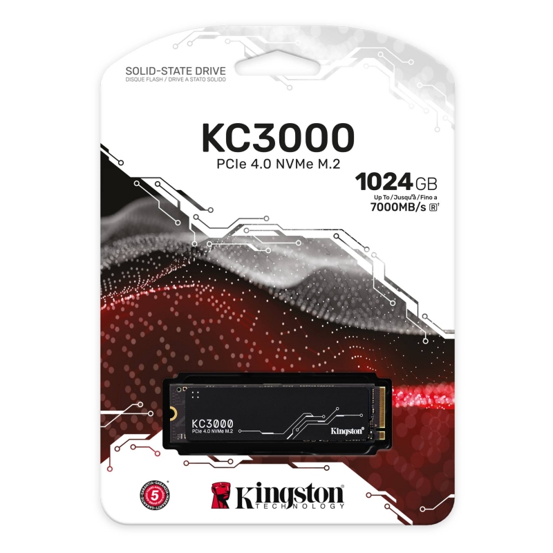 Kingston SKC3000S/1024G SSD 1024GB NVMe PCIe 4.0 Kingston SKC3000S/1024G SSD 1024GB NVMe PCIe 4.0