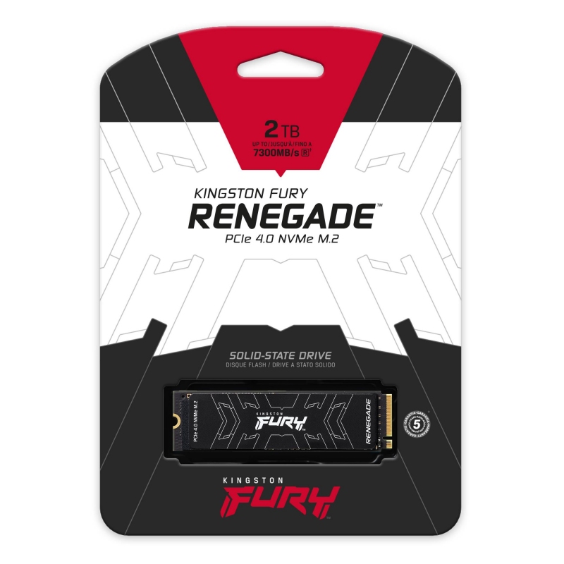 Kingston FURY Renegade SSD 2TB NVMe PCIe 4.0 Kingston FURY Renegade SSD 2TB NVMe PCIe 4.0
