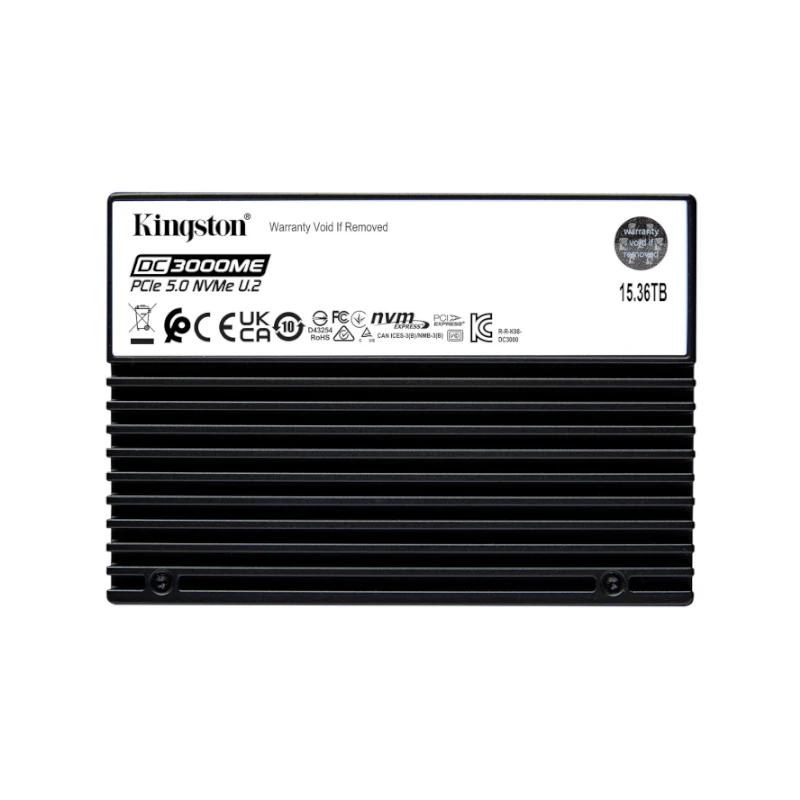 Kingston SSD DC3000ME 15.36TB NVMe PCIe 5.0 U.2 Kingston SSD DC3000ME 15.36TB NVMe PCIe 5.0 U.2
