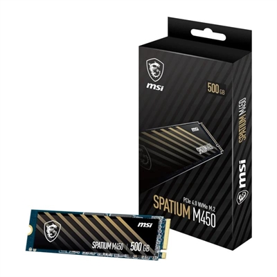 MSI SSD Spatium M450 500Gb PCIe 4.0 NVMe 3000 Mb/s