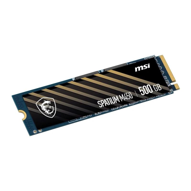 MSI SSD Spatium M450 500Gb PCIe 4.0 NVMe 3000 Mb/s MSI SSD Spatium M450 500Gb PCIe 4.0 NVMe 3000 Mb/s