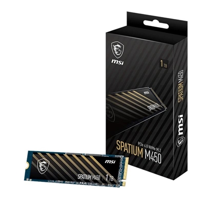 MSI SSD Spatium M450 1Tb PCIe 4.0 NVMe 3600 Mb/s