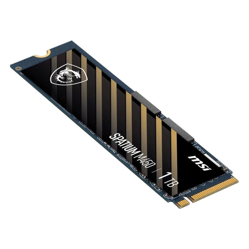 MSI SSD Spatium M450 1Tb PCIe 4.0 NVMe 3600 Mb/s MSI SSD Spatium M450 1Tb PCIe 4.0 NVMe 3600 Mb/s