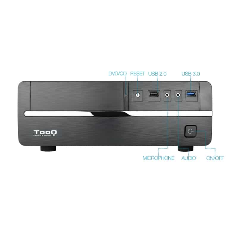 Tooq Micro ATX/ITX Case TQC-3005U3 500W USB3.0 Tooq Micro ATX/ITX Case TQC-3005U3 500W USB3.0