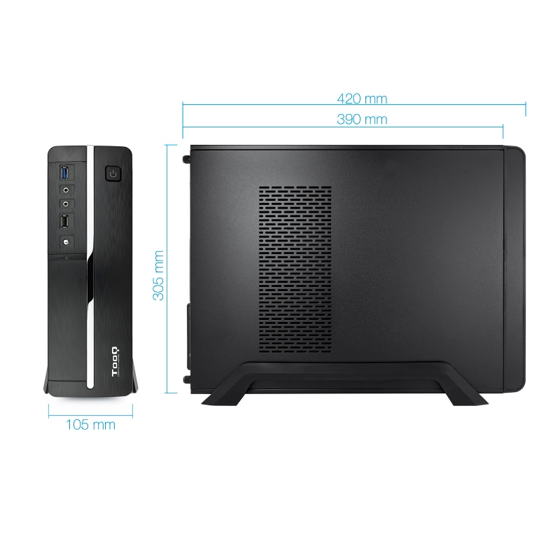Tooq Micro ATX/ITX Case TQC-3005U3 500W USB3.0 Tooq Micro ATX/ITX Case TQC-3005U3 500W USB3.0
