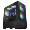 Mars Gaming Case MCZ Premium M-ATX 2X FRGB Black