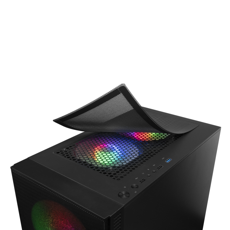 Mars Gaming Case MCZ Premium M-ATX 2X FRGB Black Mars Gaming Case MCZ Premium M-ATX 2X FRGB Black