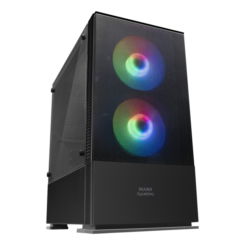 Mars Gaming Case MCZ Premium M-ATX 2X FRGB Black Mars Gaming Case MCZ Premium M-ATX 2X FRGB Black