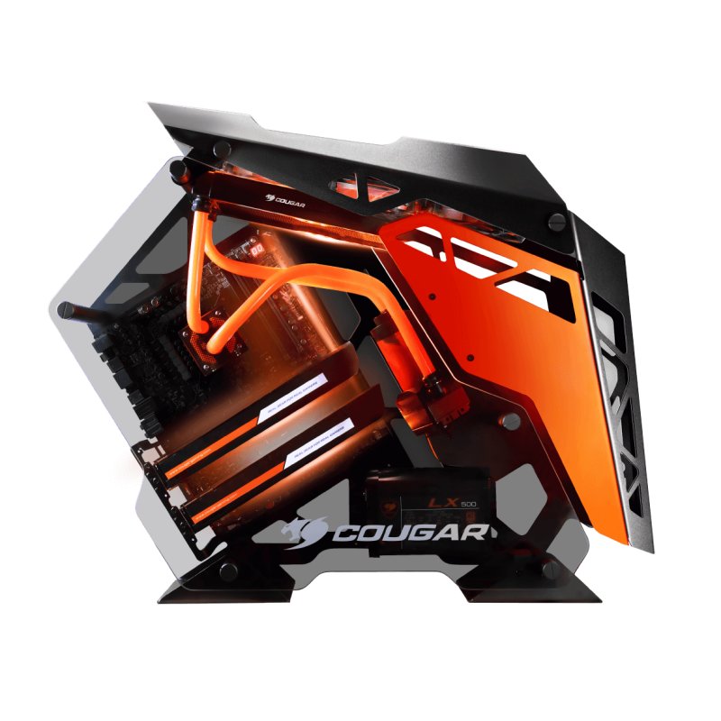 Cougar Conquer Tempered Glass Mid Tower Case Cougar Conquer Tempered Glass Mid Tower Case