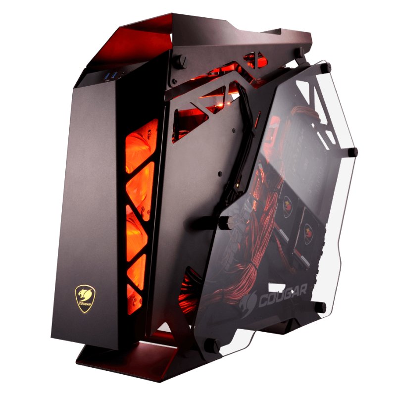 Cougar Conquer Tempered Glass Mid Tower Case Cougar Conquer Tempered Glass Mid Tower Case