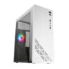MARS GAMING Semi Tower MC100W 1X FRGB White