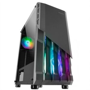 MARS GAMING MC-X2 ATX CASE METAL FRONT BLACK
