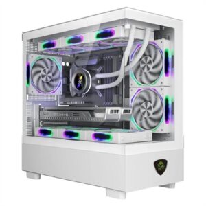 Keep Out M-atx Case XC-301W 3FANS Usb3.0 White