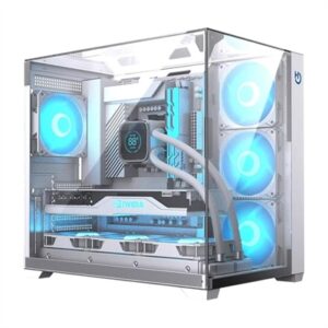 Hiditec ATX Gaming Case Sky White USB 3.1 TYPE-C