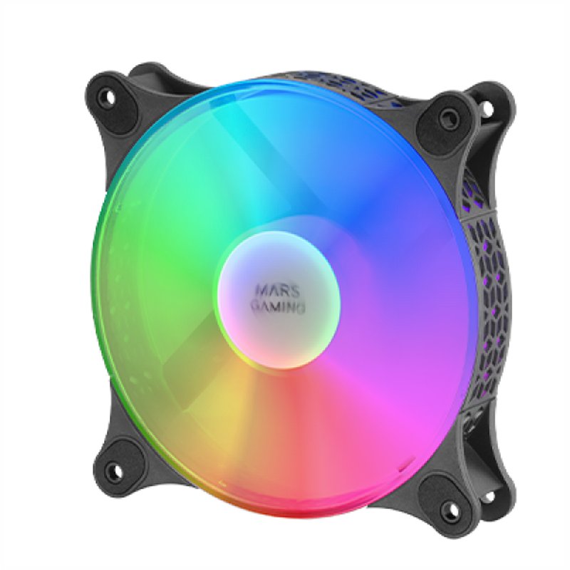 MARS GAMING MFDUO 12CM 2XFANRGB Ult-silent Black MARS GAMING MFDUO 12CM 2XFANRGB Ult-silent Black