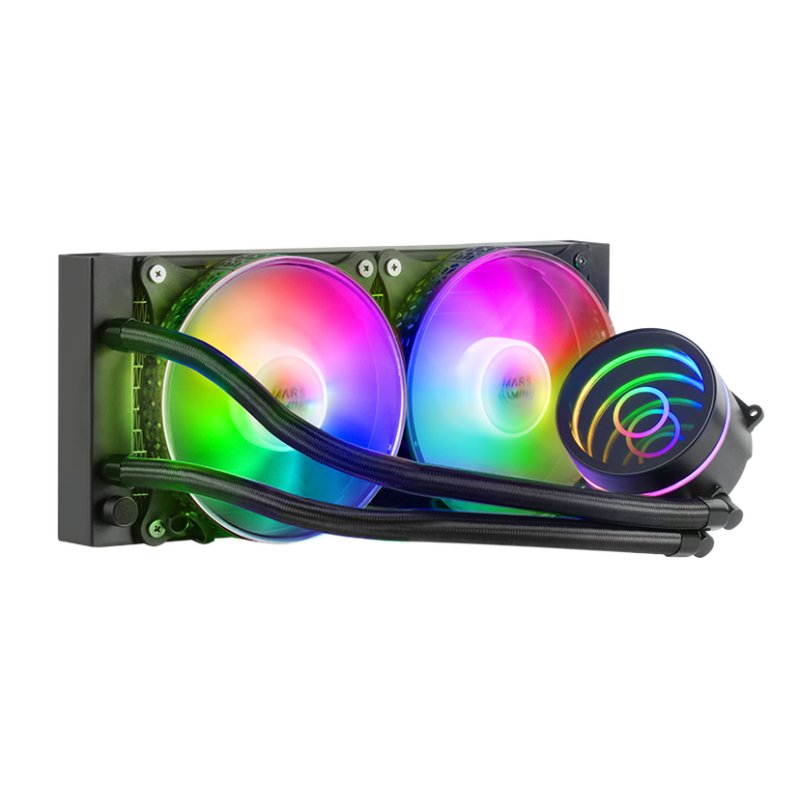 MARS GAMING Cooling ML-ONE240 2X12CM Black MARS GAMING Cooling ML-ONE240 2X12CM Black