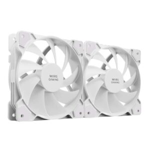 MARS GAMING Silent Fan MF-PROX2 White