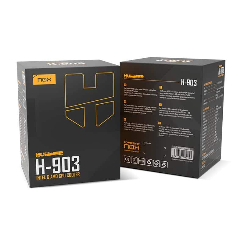 Nox Hummer H-903 Intel & AMD PWM Black Nox Hummer H-903 Intel & AMD PWM Black