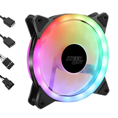 Keep Out Fan XFC-120SR BLACK 5V