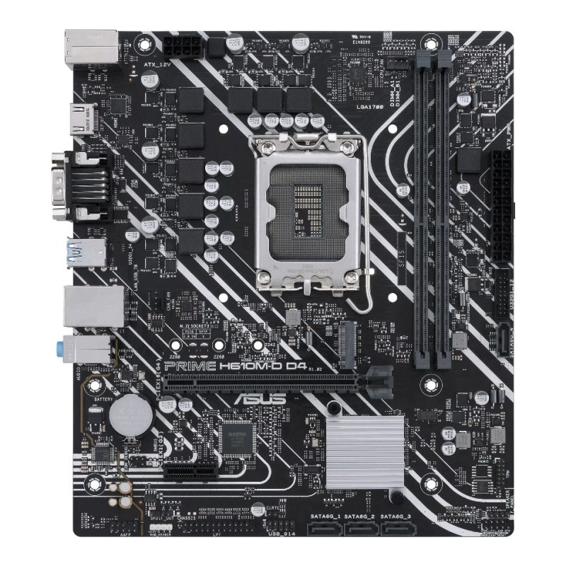 ASUS Placa Base PRIME H610M-D D4 mATX 1700 ASUS Placa Base PRIME H610M-D D4 mATX 1700