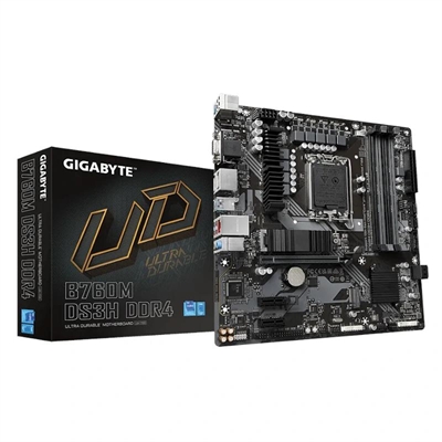 Placa Mãe Gigabyte B760M DS3H DDR4 mATX LGA1700