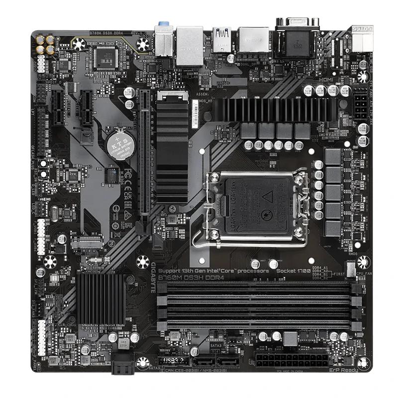 Placa Mãe Gigabyte B760M DS3H DDR4 mATX LGA1700 Placa Mãe Gigabyte B760M DS3H DDR4 mATX LGA1700