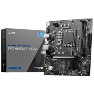 MSI PRO H610M-E DDR4 mATX Motherboard 1700