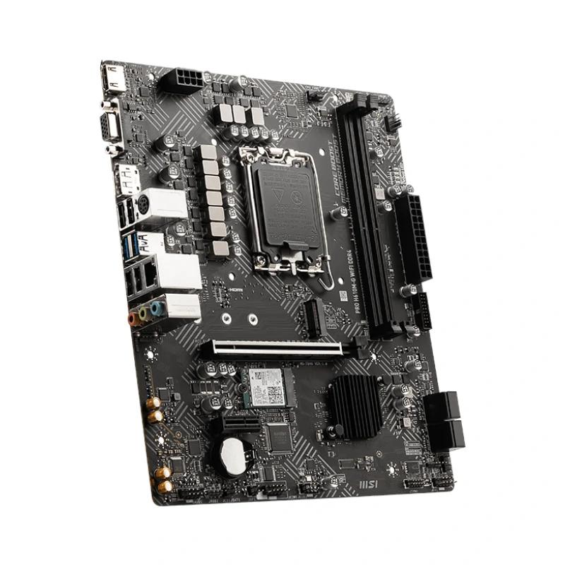 MSI PRO H610M-G WIFI DDR4 mATX Motherboard 1700 MSI PRO H610M-G WIFI DDR4 mATX Motherboard 1700